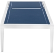 Meridian Furniture Nizuc Navy Outdoor Patio Mesh Chaise Lounge Chair