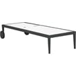 Meridian Furniture Nizuc Off White Outdoor Patio Mesh Chaise Lounge Chair