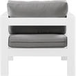 Meridian Furniture Nizuc Grey Outdoor Patio Arm Chair