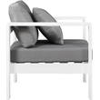 Meridian Furniture Nizuc Grey Outdoor Patio Arm Chair