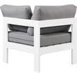 Meridian Furniture Nizuc Grey Outdoor Patio Corner Chair