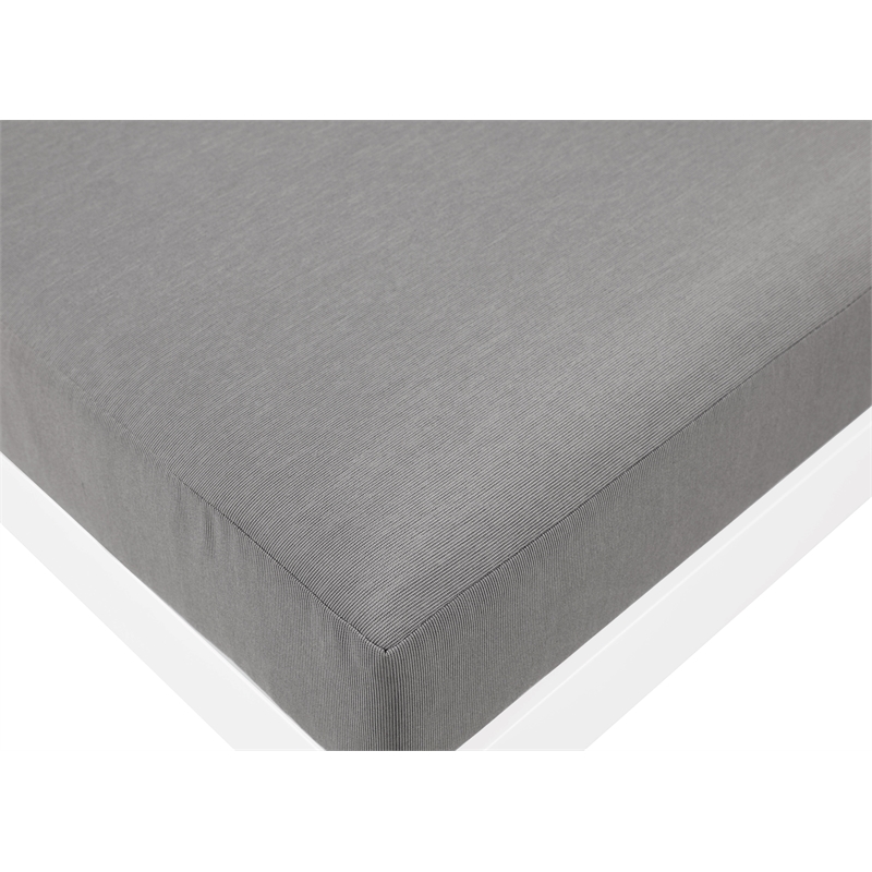 Meridian Furniture Nizuc Grey Outdoor Patio Corner Chair