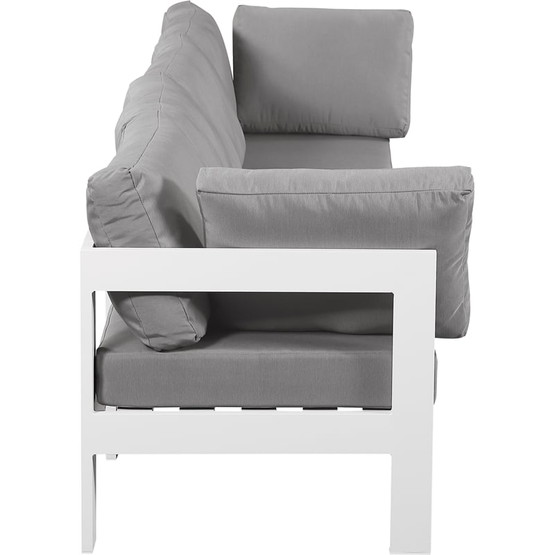 Meridian Furniture Nizuc Grey Outdoor Patio Modular Sofa