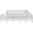 Meridian Furniture Nizuc White Outdoor Patio Modular Sectional