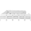 Meridian Furniture Nizuc White Outdoor Patio Modular Sectional