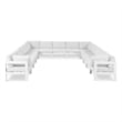 Meridian Furniture Nizuc White Outdoor Patio Modular Sectional