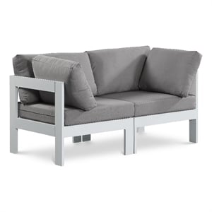 Meridian Furniture Nizuc Grey Outdoor Patio Modular Sofa