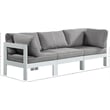 Meridian Furniture Nizuc Grey Outdoor Patio Modular Sofa