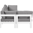 Meridian Furniture Nizuc Grey Outdoor Patio Modular Sectional