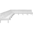 Meridian Furniture Nizuc White Outdoor Patio Modular Sectional
