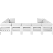 Meridian Furniture Nizuc White Outdoor Patio Modular Sectional