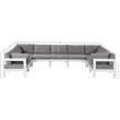 Meridian Furniture Nizuc Grey Outdoor Patio Modular Sectional