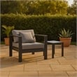 Meridian Furniture Nizuc Grey Outdoor Patio Arm Chair