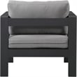 Meridian Furniture Nizuc Grey Outdoor Patio Arm Chair