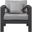 Meridian Furniture Nizuc Grey Outdoor Patio Arm Chair