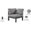Meridian Furniture Nizuc Grey Outdoor Patio Corner Chair