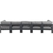 Meridian Furniture Nizuc Grey Outdoor Patio Modular Sofa