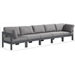 Meridian Furniture Nizuc Grey Outdoor Patio Modular Sofa