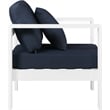 Meridian Furniture Nizuc Navy Outdoor Patio Arm Chair