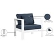 Meridian Furniture Nizuc Navy Outdoor Patio Arm Chair