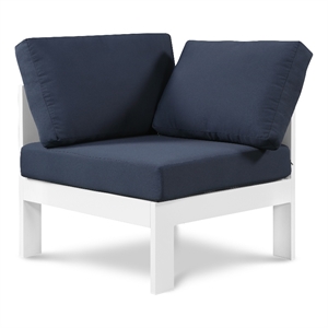 Meridian Furniture Nizuc Navy Outdoor Patio Corner Chair