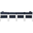 Meridian Furniture Nizuc Navy Outdoor Patio Modular Sofa