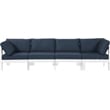 Meridian Furniture Nizuc Navy Outdoor Patio Modular Sofa