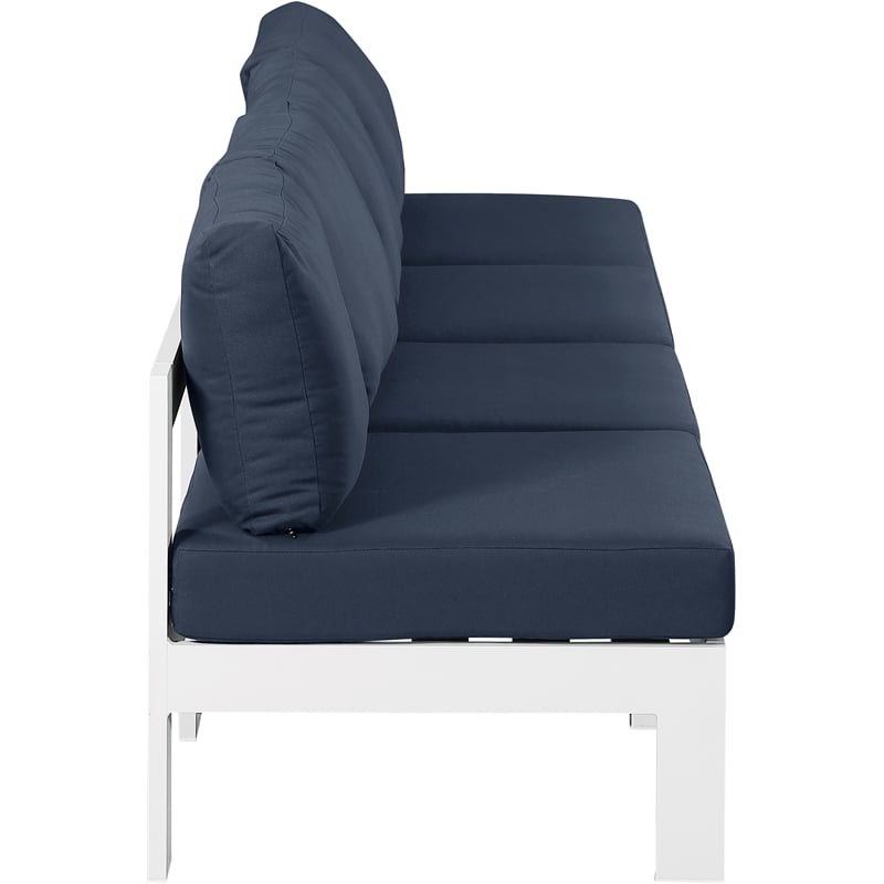 Meridian Furniture Nizuc Navy Outdoor Patio Modular Sofa
