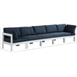 Meridian Furniture Nizuc Navy Outdoor Patio Modular Sofa