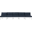 Meridian Furniture Nizuc Navy Outdoor Patio Modular Sofa
