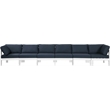 Meridian Furniture Nizuc Navy Outdoor Patio Modular Sofa