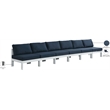 Meridian Furniture Nizuc Navy Outdoor Patio Modular Sofa