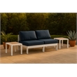 Meridian Furniture Nizuc Navy Outdoor Patio Modular Sofa
