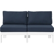 Meridian Furniture Nizuc Navy Outdoor Patio Modular Sofa