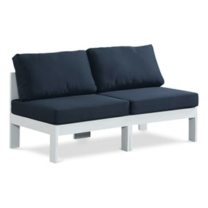 Meridian Furniture Nizuc Navy Outdoor Patio Modular Sofa