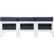 Meridian Furniture Nizuc Navy Outdoor Patio Modular Sofa
