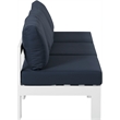 Meridian Furniture Nizuc Navy Outdoor Patio Modular Sofa