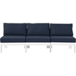 Meridian Furniture Nizuc Navy Outdoor Patio Modular Sofa