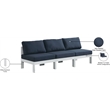Meridian Furniture Nizuc Navy Outdoor Patio Modular Sofa