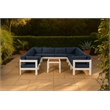 Meridian Furniture Nizuc Navy Outdoor Patio Modular Sectional