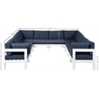 Meridian Furniture Nizuc Navy Outdoor Patio Modular Sectional