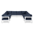 Meridian Furniture Nizuc Navy Outdoor Patio Modular Sectional