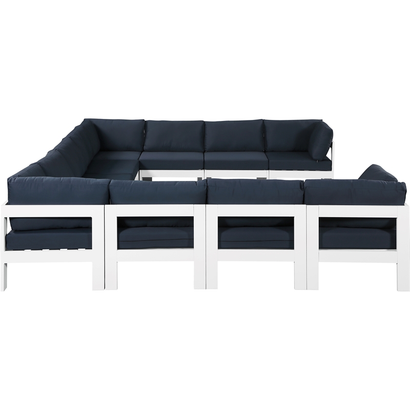 Meridian Furniture Nizuc Navy Outdoor Patio Modular Sectional