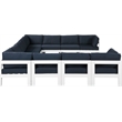 Meridian Furniture Nizuc Navy Outdoor Patio Modular Sectional
