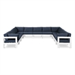 Meridian Furniture Nizuc Navy Outdoor Patio Modular Sectional