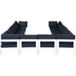 Meridian Furniture Nizuc Navy Outdoor Patio Modular Sectional