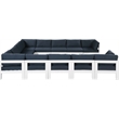 Meridian Furniture Nizuc Navy Outdoor Patio Modular Sectional