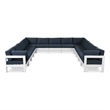 Meridian Furniture Nizuc Navy Outdoor Patio Modular Sectional