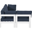 Meridian Furniture Nizuc Navy Outdoor Patio Modular Sectional