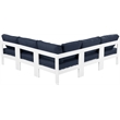 Meridian Furniture Nizuc Navy Outdoor Patio Modular Sectional